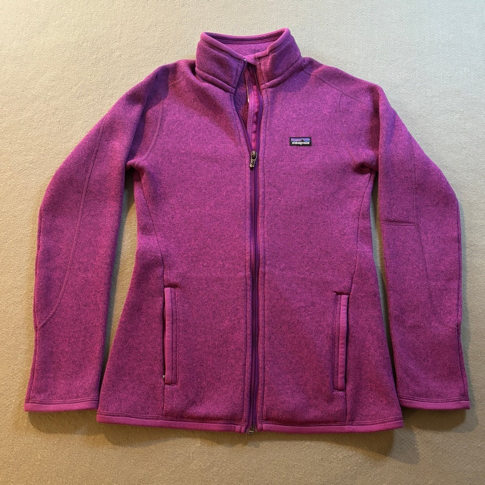 Patagonia Better Sweater Full Zip Jacket Womens XS Purple Fleece Gorpcore Hiking